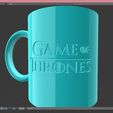 3.jpg Free STL file Game Of Thrones Arryn Coffee Mug・3D printer model to download