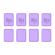 T_Flower x1.STL Jogo Mahjong