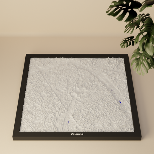 Valencia, Spain - 3D Miniature