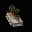 Peacock-Bass-statue-4-3-9.png FISH in motion Peacock bass (Cichla ocellaris) stone base for 3d printing