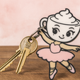 8b25036e-c7ef-44f3-82a2-7fec12063a5f.png ballerina cappuccina keychain, Italian Brainrot