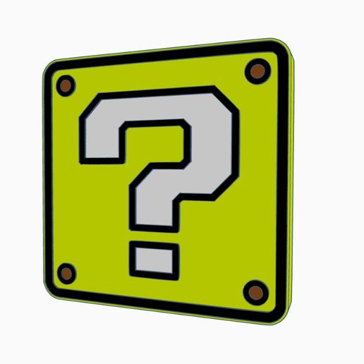 SUPER MARIO MYSTERY BOX Lightbox by MANIACMCNACAVE3D