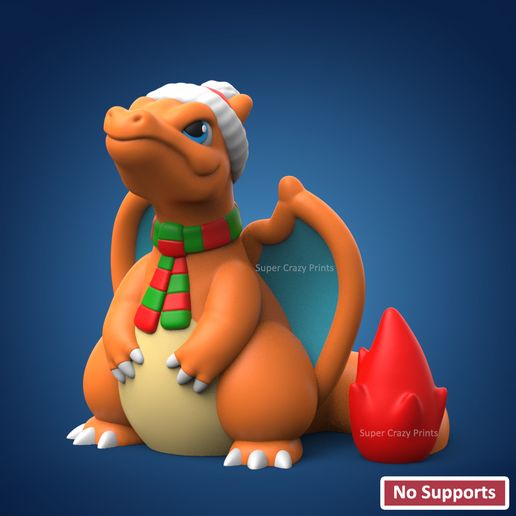 POKEMON - POKEMON CHRISTMAS CHARIZARD (EASY PRINT NO SUPPORT)