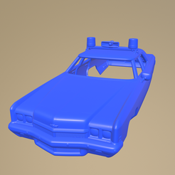 A009.png Fichier STL Chevrolet Impala Mk5 sedan Police 1972 Carrosserie imprimable・Modèle à imprimer en 3D à télécharger, printinghub