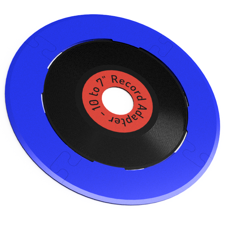 STL file Record Adapter for AMI Jukebox 10