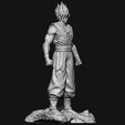 7.JPG STL file GOKU super saiyan v2 - Dragonball Super・3D print model to download