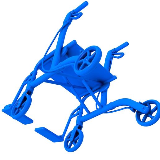 sdfsdgsdfsdfsdfsdf.jpg Wheel Rollator Stl file / Walking printer / Rollator Walker 3d