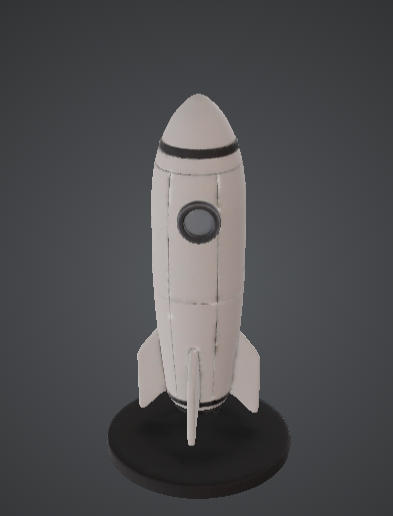 🚀 Retro Rocket Ship Display Model – Classic Sci-Fi Spacecraft・Free STL ...
