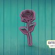 rosa.jpg Fichier STL Découpeur de biscuits en forme de rose rouge・Modèle à télécharger et à imprimer en 3D