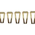 Tri-cluster-open-wide-band-size6to10-01.jpg Triangular diamond cluster open ring US sizes 6to10 3D print model