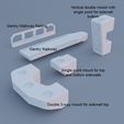 displaycasesidewallgantryparts.jpg Sidewall Gantry kit for Modular Gunpla Display
