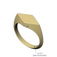 volume2.jpg STL-Datei Thin Lozenge Shaped Siegelring US Größen 5to9 3D-Druck Modell・Design für den 3D-Druck zum Herunterladen