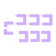 Chains.stl Фонарь Minecraft с настенным креплением