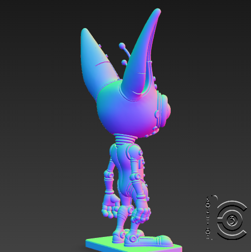 🎁 Cyber Gremlin - The Mischief Maker・ STL File for 3D printing・Cults