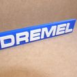 dremel-3.jpg Dremel Logo Poster Sign Tool and accessory manufacturer sign