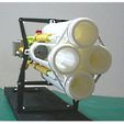 00-Engine-Assy03.jpg STL file Liquid Rocket Engine, 1st Supersonic Horizontal Flight, X-1, 1947・Model to download and 3D print