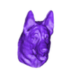 sheperdfina.stl German Sheperd Bust/Head