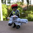 IMG_1209.jpg STL file Playmobil Compatible Minigun・Model to download and 3D print