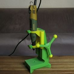20210708_0012.jpg Fully printed drill stand for Proxxon 230/E