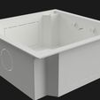 Drywall-Electrical-Box_Side-View-No-Lid.jpg Advanced Networking Electrical Box for 3D Printing | Smart Home Installation