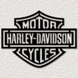 project_20230331_0931393-01.png Harley Davidson Logo Wall Art Motorcycle wall decor 2d art