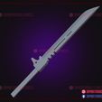 Kaiju_no_8_sword_3d_print_model_08.jpg Kaiju No.8 Soshiro Hoshina Sword - Anime Cosplay Weapon - Monster #8