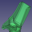CAD-Draw.png Elegoo Mars 3 Vat Drainer Adapter with threads and filter insert