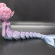 Flexi Mermaid - Chibi Mermaid - Articulated