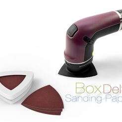 Box-for-Delta-Sanding-Paper.jpg Download free DXF file Box for Delta Sanding Paper • 3D printable model, perinski