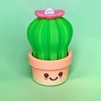 1000001914.jpg Kawaii Cactus Keychain with Hidden Clicker