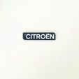 Citroen-V-Printed.jpg Keychain: Citroen V