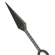 1.png Inspired Kunai Naruto throwing knife *Print in Place*