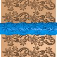 88575455.jpg oriental pattern clay roller stl / pottery roller stl / leaf clay rolling pin /flower pattern cutter printer