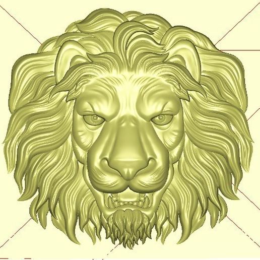 lion11112.jpg Download free STL file lion head relief model • Object to 3D print, stlfilesfree