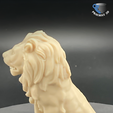 sitting-Lion-3D-Printable-FDM-04.png STL-Datei Löwe sitzend 3D druckbar für Dekoration und Tabletop・Vorlage für 3D-Druck zum herunterladen