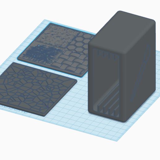 🎨 Drybrush texture palette with matching holder・Free STL File for ・Cults