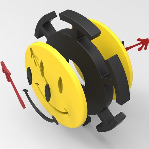 WM3.jpg Download STL file Hand Spinner Watchmen • Design to 3D print, Guich