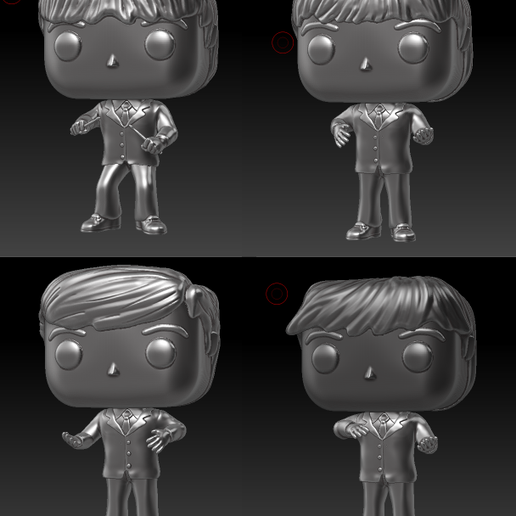 👽 THE BEATLES FUNKO・ OBJ File for ・Cults