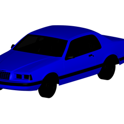 1.png Download file Ford Thunderbird • 3D printable model, car-