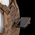 PALS.png IPHONE 8 Plus PALS Armor Plate Carrier Phone Molle Mount