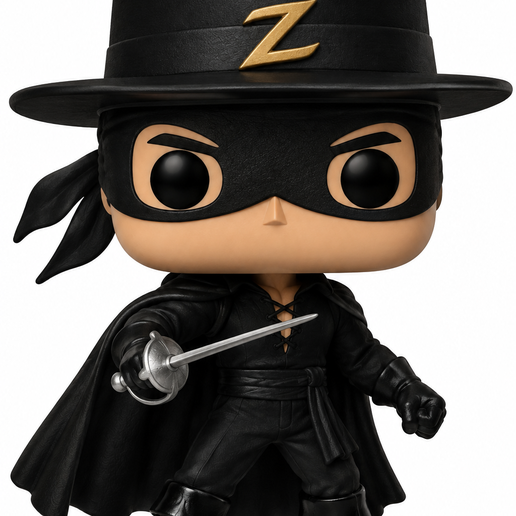 Zorro doll 3D