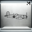 stearman-front.png Wall Silhouette: Airplane Set