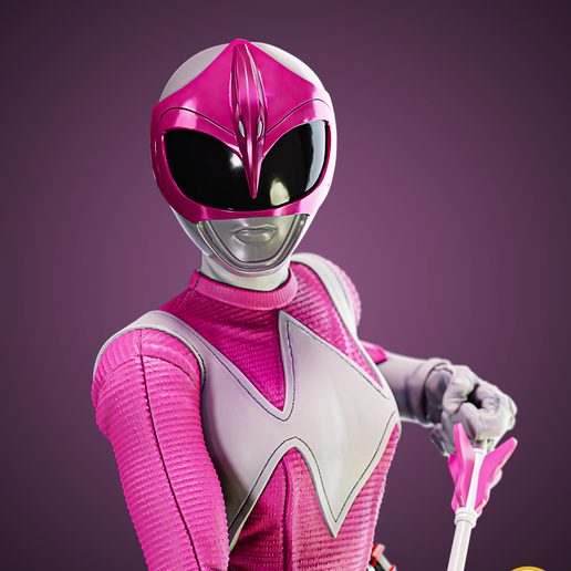 Pink Ranger - Mighty Morphin Power Rangers 💗・ 3D File for 3D printing・Cults