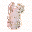 5.png Easter bunnies gnomes cookie cutter set of 6