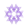 Snowflake Small 044.stl Fichier STL 100 flocons de neige・Design à télécharger et à imprimer en 3D, abbymath