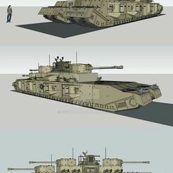 Free 3D file SUPER HEAVY TANK OF THE REDS 🪖・3D printing design to  download・Cults