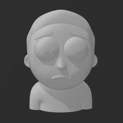 Screenshot-2023-03-03-171333.png STL file Morty Head Bust [Rick & Morty]・3D printer design to download