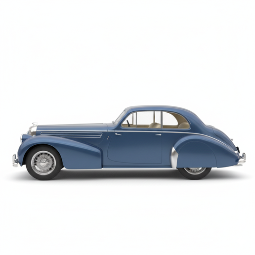 Isotta Fraschini Tipo 8C Monterosa no support car STL, street racing car STL, 1:12 car STL, minivan STL, stance car STL, 1:43 car STL, retro car STL, 1:6 car STL, cartoon car STL, open wheel car STL, hypercar STL, convertible STL, European supercar STL, R