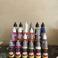Estante para botellas de pintura de impresión rápida (6 tamaños)