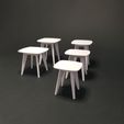 20240313_160317.jpg End Table / Side Table 5 Sizes - Miniature Furniture 1/12 scale